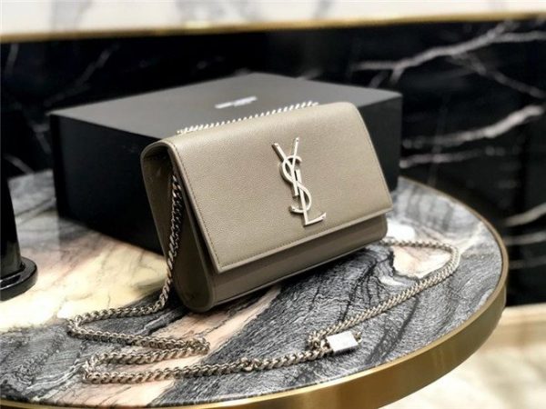 YSL Kate Small in Grain De Poudre Embossed Leather (Varied Colors)