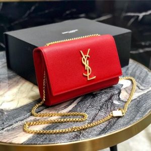 YSL Kate Small in Grain De Poudre Embossed Leather (Varied Colors)