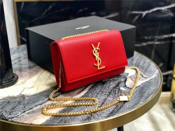 YSL Kate Small in Grain De Poudre Embossed Leather (Varied Colors)