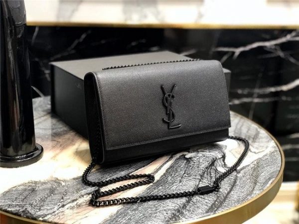 YSL Kate Medium in Grain De Poudre Embossed Leather (Varied Colors)