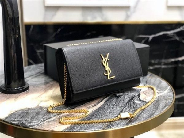 YSL Kate Medium in Grain De Poudre Embossed Leather (Varied Colors)