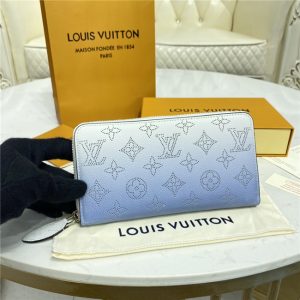 Louis Vuitton Zippy Wallet Mahina Blue