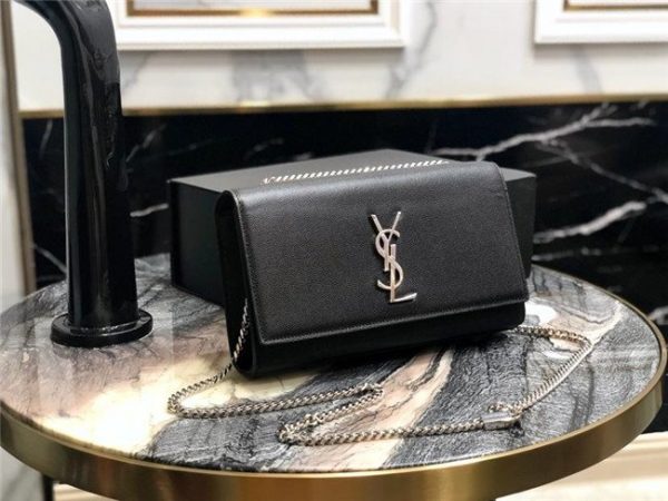 YSL Kate Medium in Grain De Poudre Embossed Leather (Varied Colors)