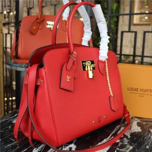 Louis Vuitton Milla MM Rhubarbe Red