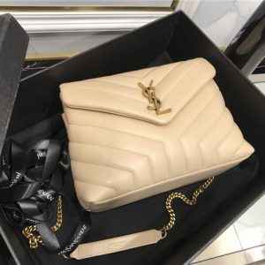 YSL Small LOULOU Chain Bag “Y” Matelasse Leather (Varied Colors)