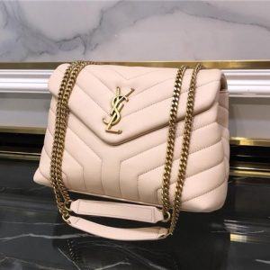 YSL Small LOULOU Chain Bag “Y” Matelasse Leather (Varied Colors)