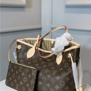 Louis Vuitton Neverfull PM Monogram Replica Canvas Bag (Varied Colors)