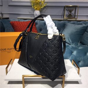 Louis Vuitton V Tote MM Monogram Empreinte Black