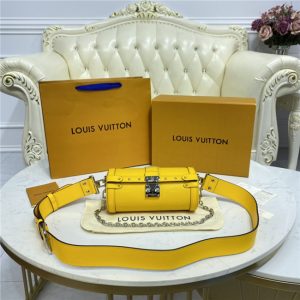Louis Vuitton Papillon Trunk Epi Leather Yellow