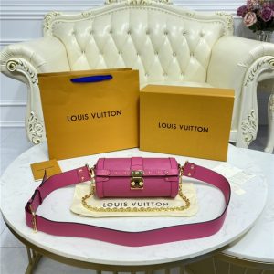 Louis Vuitton Papillon Trunk Epi Leather Rose