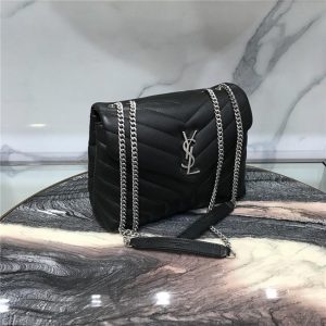 YSL Small LOULOU Chain Bag “Y” Matelasse Leather (Varied Colors)