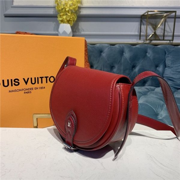 Louis Vuitton Tambourin Small Round Lightweight Cross Shoulder Bag Rouge