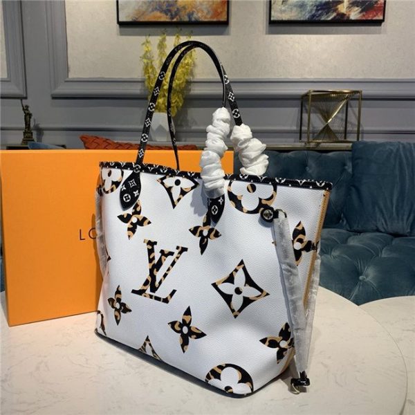 Louis Vuitton Neverfull Fake MM Ivoire Bag