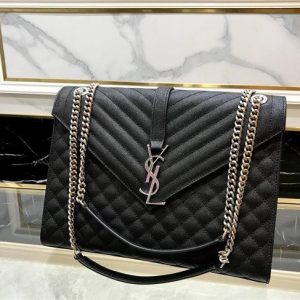 Yves Saint Laurent Large Envelope Chain Bag (Varied Colors)