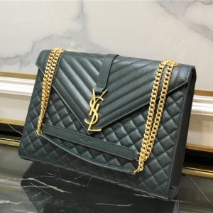 Yves Saint Laurent Large Envelope Chain Bag (Varied Colors)