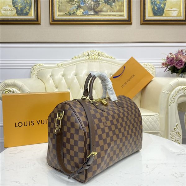 Louis Vuitton Speedy Bandouliere 35 Damier Ebene