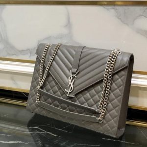 Yves Saint Laurent Large Envelope Chain Bag (Varied Colors)