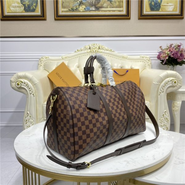 Louis Vuitton Damier Ebene Keepall Bandouliere 45