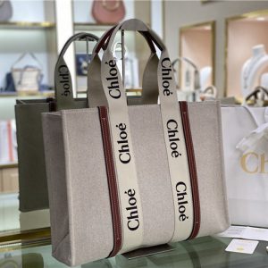 Chloe Large Woody Tote (Varied Colors)