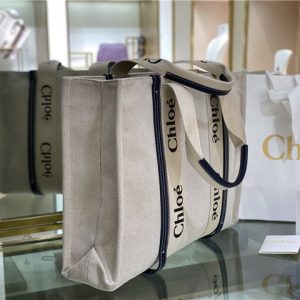 Chloe Large Woody Tote (Varied Colors)