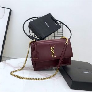 Yves Saint Laurent Sunset Medium Monogram Smooth Leather (Varied Colors)