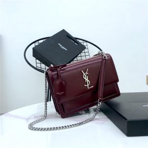 Yves Saint Laurent Sunset Medium Monogram Smooth Leather (Varied Colors)