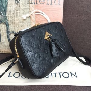 Louis Vuitton Saintonge Monogram Empreinte Leather Noir