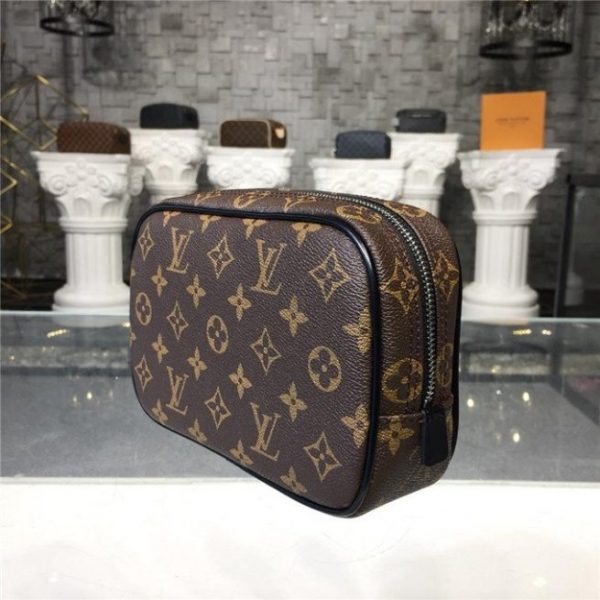 Louis Vuitton Toilet Pouch PM Monogram Macassar Canvas Replicas