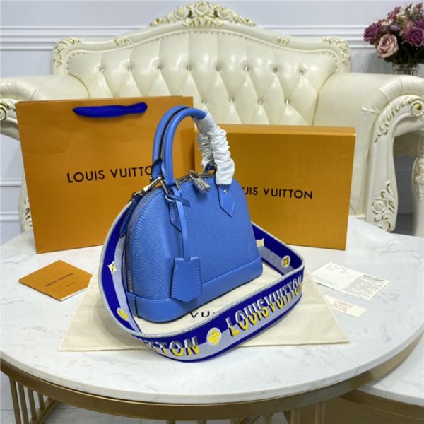 Louis Vuitton Alma BB Epi Leather Bleuet Blue