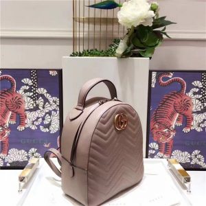 Gucci GG Marmont Quilted Leather Replica Backpack (Varied Colors)