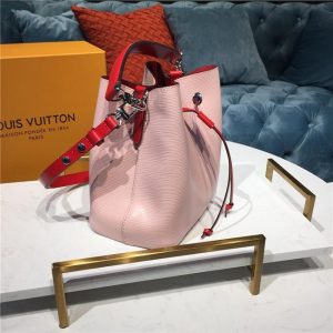 Louis Vuitton NeoNoe BB Epi Leather Rose Ballerine