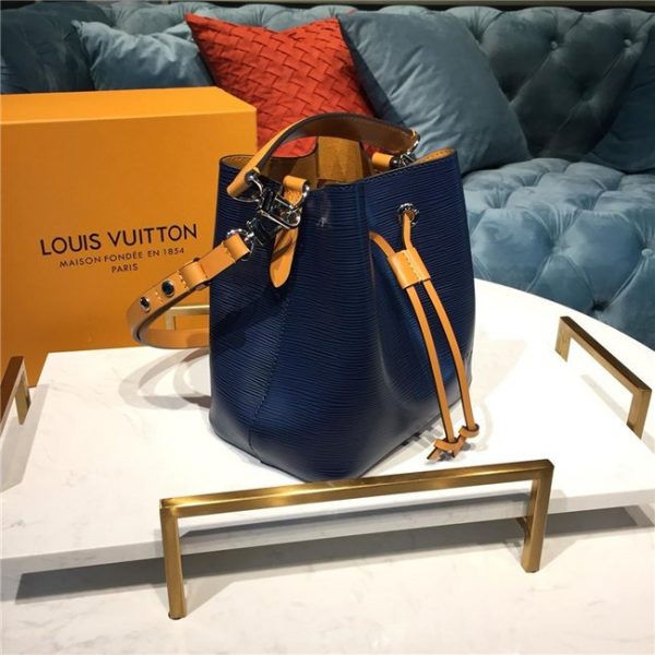 Louis Vuitton NeoNoe BB Epi Leather Indigo Safran