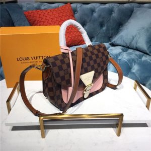 Louis Vuitton Beaumarchais Damier Ebene Venus Pink