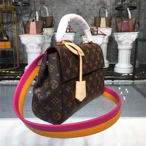 Louis Vuitton Cluny BB Monogram Canvas Hot Pink