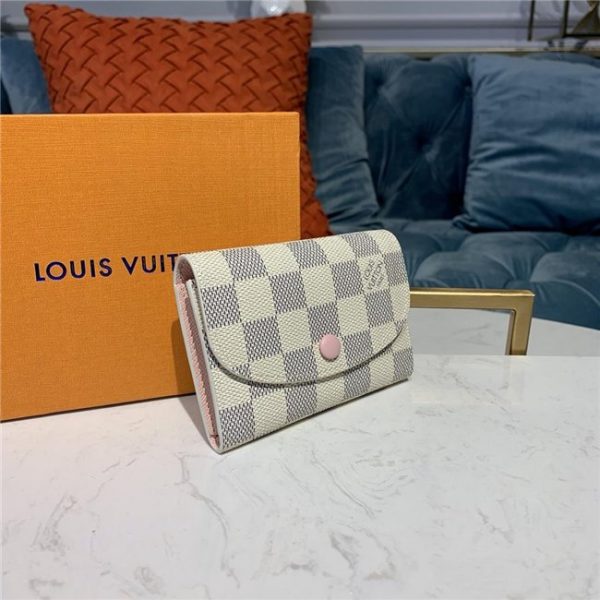 Louis Vuitton Rosalie Coin Purse Damier Azur Canvas