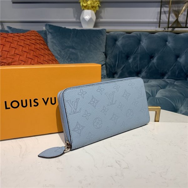 Louis Vuitton Zippy Wallet Mahina Horizon Blue