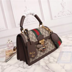 Gucci Queen Margaret GG Small Top Handle Bag GG Supreme Canvas (Varied Colors)