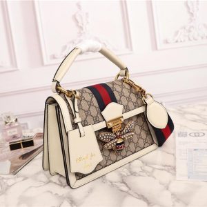 Gucci Queen Margaret GG Small Top Handle Bag GG Supreme Canvas (Varied Colors)