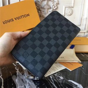 Louis Vuitton Zippy Organizer Damier Graphite Canvas