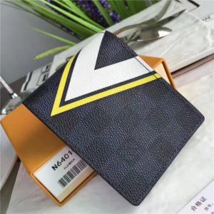 Slender Wallet Damier Cobalt LV Cup Jaue