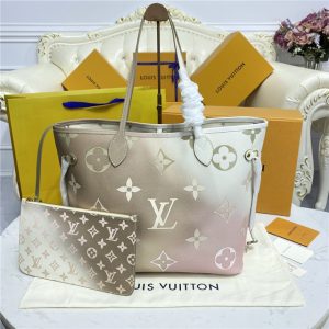 Louis Vuitton Neverfull MM Replica Sunset Khaki Tote