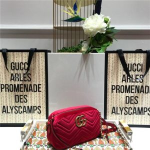 Gucci GG Marmont Matelasse Medium Shoulder Velvet Replica Bag (Varied Colors)