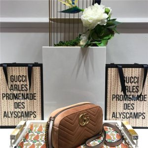 Gucci GG Marmont Matelasse Medium Shoulder Velvet Replica Bag (Varied Colors)