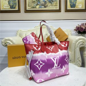 LV Escale Neverfull MM Red