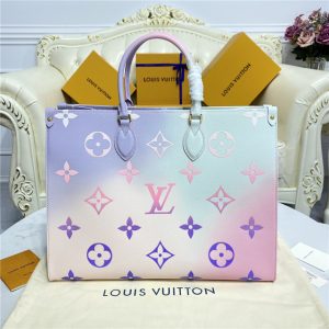 Louis Vuitton OnTheGo GM Fake Tote Sunrise Pastel