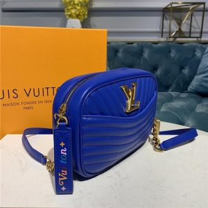 Louis Vuitton New Wave Camera Bag Bleu Neon