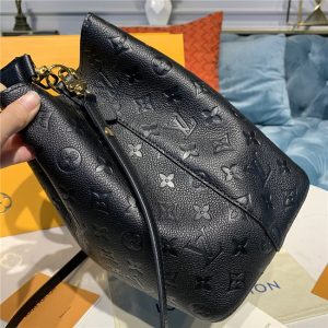 Louis Vuitton NeoNoe MM Monogram Empreinte leather Black