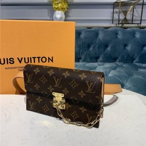 Louis Vuitton S Lock Belt Pouch PM Replica (Long)