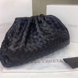 Bottega Veneta The Pouch 40 Woven Black