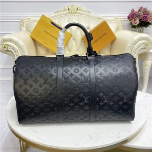 Louis Vuitton Keepall Bandouliere Replica 50 Black